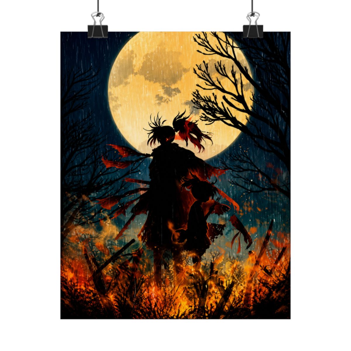 Dororo and Hyakkimaru Scroll Wall Poster - alternate angle 5, merchandise