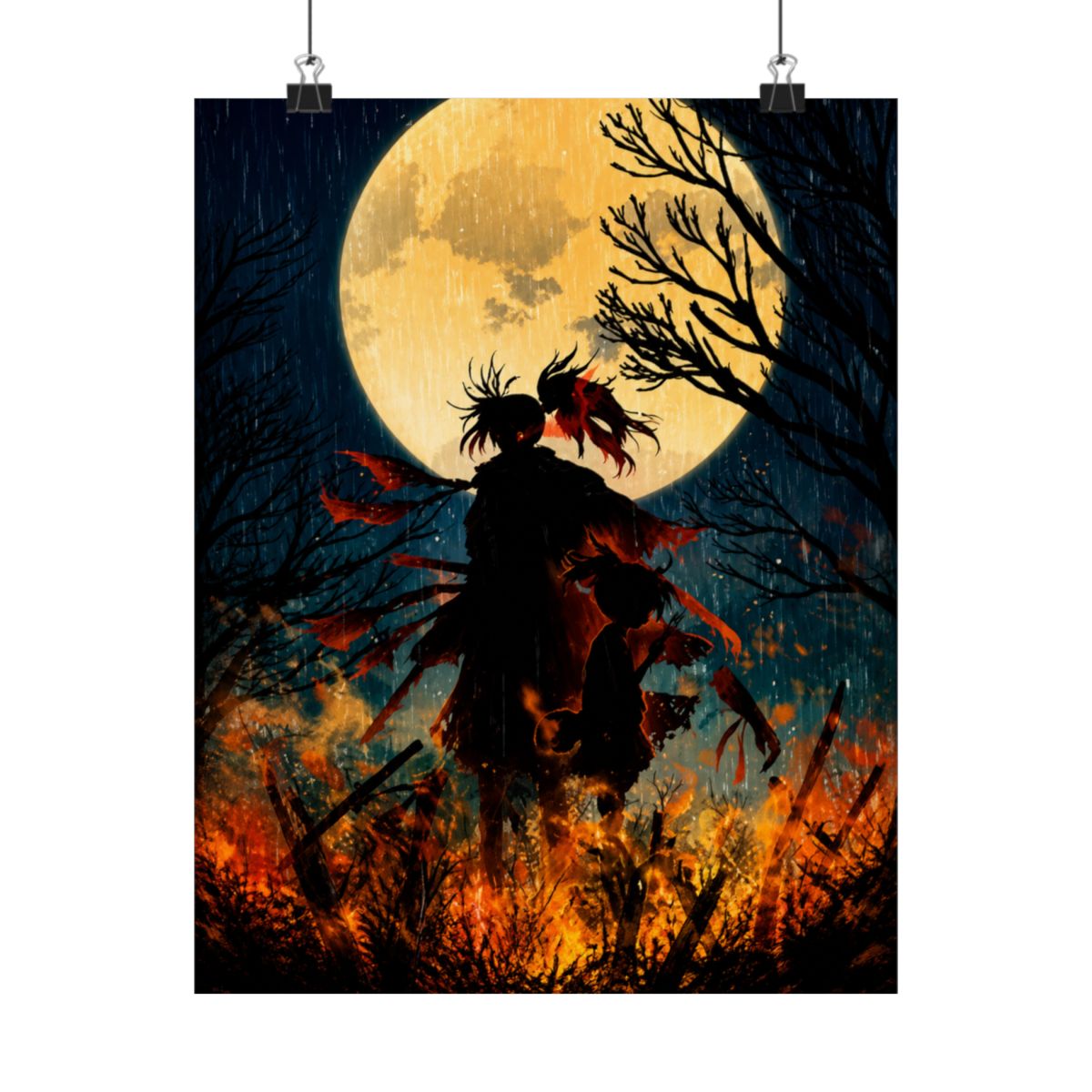 Dororo and Hyakkimaru Scroll Wall Poster - alternate angle 4, merchandise