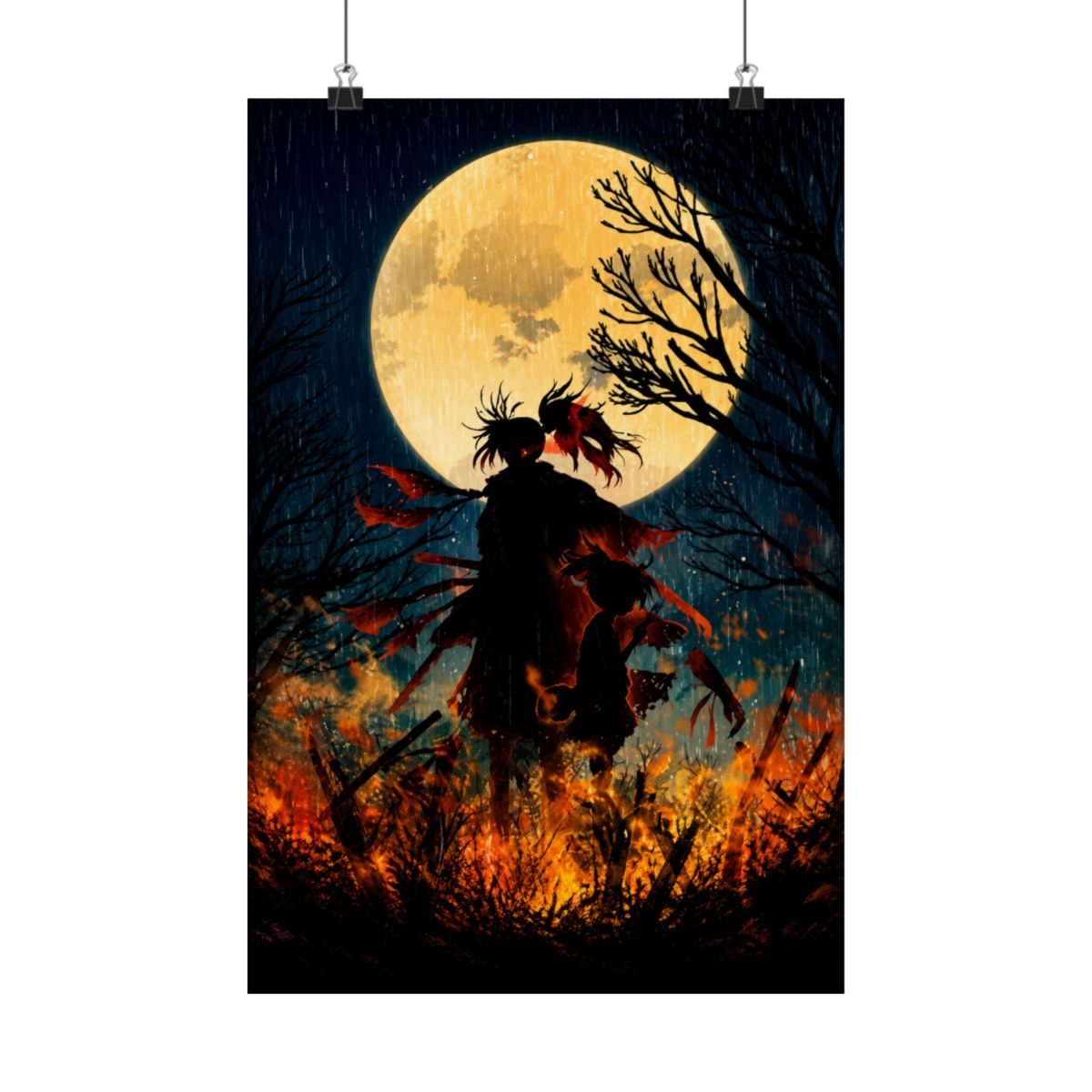Dororo and Hyakkimaru Scroll Wall Poster - alternate angle 3, merchandise
